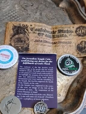 Collectible Jerusalem Temple Coin with Informational Card& Assorted
